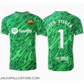 Barcelona Ter Stegen #1 Maalivahti Vieraspaita 2024-25 Lyhythihainen